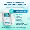image:imageEbanel 5 Lidocaine Numbing Cream Pain Relief Burn Itch Cream 135Oz 2PK49 Ounce Pack of 1