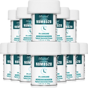 image:imageEbanel 5 Lidocaine Numbing Cream Pain Relief Burn Itch Cream 135Oz 2PK135 Ounce Pack of 12