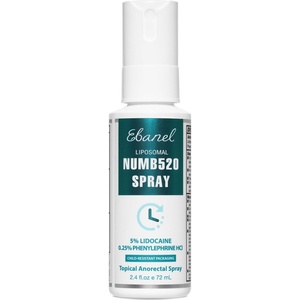 image:imageEbanel 5 Lidocaine Spray Pain Relief Burn Itch Relief Numbing Spray 2PK24 Fl Oz Pack of 1