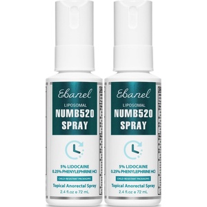 image:imageEbanel 5 Lidocaine Spray Pain Relief Burn Itch Relief Numbing Spray 2PK24 Fl Oz Pack of 2