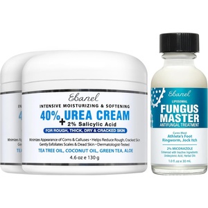 image:imageEbanel Bundle of Fungus Treatment 1 Oz and 2 Pack 40 Urea Cream 46 Oz