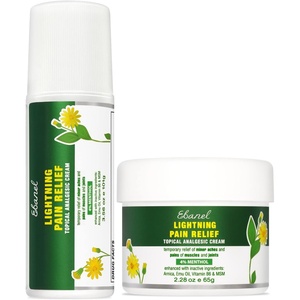image:imageEbanel Bundle of Pain Relief Cream Arnica Menthol 2 Oz and Pain Relief Roll On Arnica Menthol 3 Oz