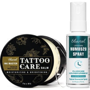 image:imageEbanel Set of 5 Lidocaine Numbing Cream 135Oz  Tattoo Balm Butter 3OzSpray  Balm