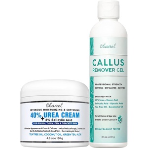 image:imageEbanel Set of Salon Grade Callus Remover for Feet Gel  40 Urea Foot Cream655 Ounce Pack of 2