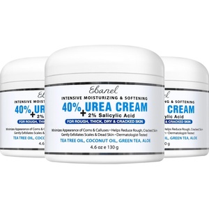 image:imageEbanel Urea Cream 40 plus Salicylic Acid 2 for Dry Cracked Feet Skin 2PK46 Ounce Pack of 3