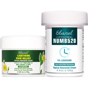 image:imageEbanel Bundle of Pain Relief Cream Arnica Menthol 2 Oz and Topical Numbing Cream 4 Oz